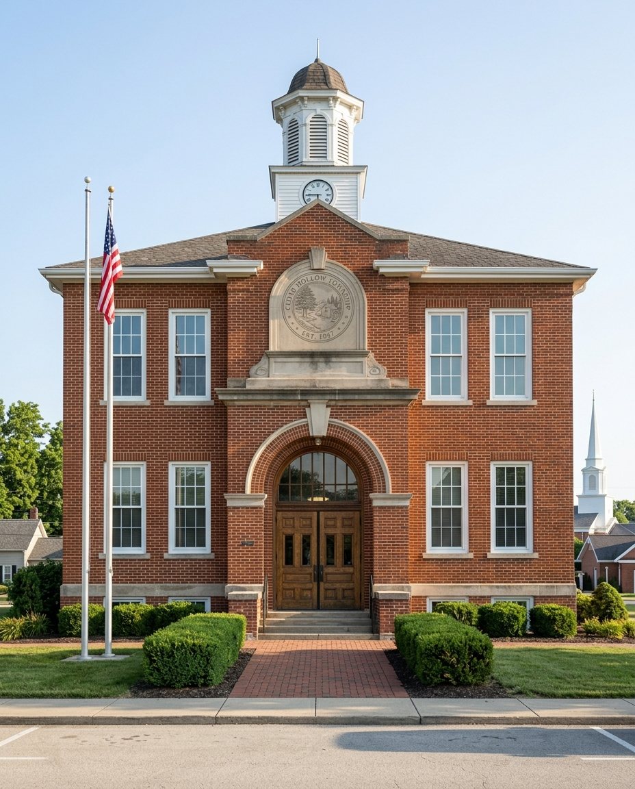 Cedar Hollow Town Hall, built 1911
